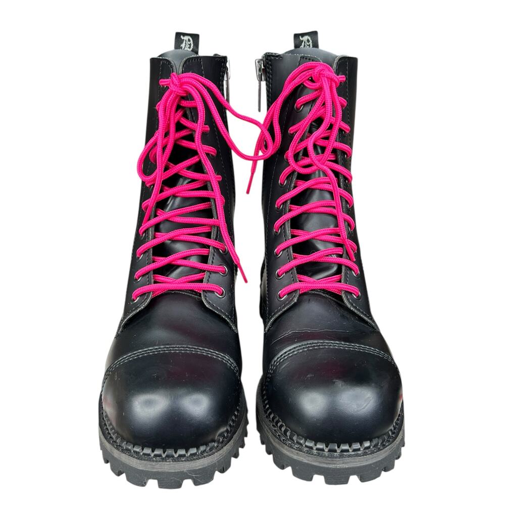 Demonia Women's Riot Black Vegan Leather Side Zip… - image 7